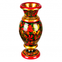 Большая ваза для цветов хохлома